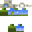 Minecraft skin texture, 64x64 pixels