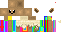 Minecraft skin texture, 64x32 legacy pixels
