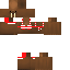 Minecraft skin texture, 64x64 pixels