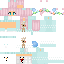 Minecraft skin texture, 64x64 pixels