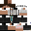 Minecraft skin texture, 64x64 pixels