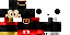 Minecraft skin texture, 64x32 legacy pixels