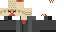 Minecraft skin texture, 64x32 legacy pixels