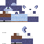 Minecraft skin texture, 64x64 pixels