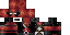 Minecraft skin texture, 64x32 legacy pixels