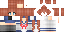 Minecraft skin texture, 64x32 legacy pixels