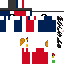 Minecraft skin texture, 64x64 pixels