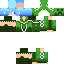 Minecraft skin texture, 64x64 pixels