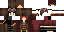 Minecraft skin texture, 64x32 legacy pixels