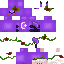 Minecraft skin texture, 64x64 pixels