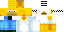 Minecraft skin texture, 64x32 legacy pixels