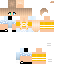 Minecraft skin texture, 64x64 pixels