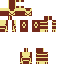 Minecraft skin texture, 64x64 pixels