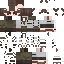 Minecraft skin texture, 64x64 pixels