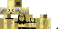 Minecraft skin texture, 64x32 legacy pixels