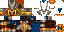 Minecraft skin texture, 64x32 legacy pixels