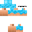 Minecraft skin texture, 64x64 pixels