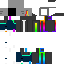 Minecraft skin texture, 64x64 pixels