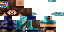 Minecraft skin texture, 64x32 legacy pixels