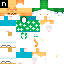 Minecraft skin texture, 64x64 pixels
