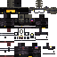 Minecraft skin texture, 64x64 pixels