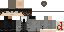 Minecraft skin texture, 64x32 legacy pixels