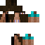 Minecraft skin texture, 64x64 pixels