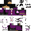 Minecraft skin texture, 64x64 pixels