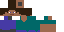 Minecraft skin texture, 64x32 legacy pixels