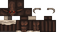 Minecraft skin texture, 64x32 legacy pixels