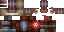 Minecraft skin texture, 64x32 legacy pixels