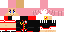 Minecraft skin texture, 64x32 legacy pixels