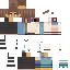 Minecraft skin texture, 64x64 pixels
