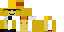 Minecraft skin texture, 64x32 legacy pixels