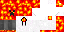 Minecraft skin texture, 64x32 legacy pixels