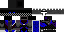 Minecraft skin texture, 64x32 legacy pixels