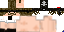 Minecraft skin texture, 64x32 legacy pixels