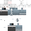 Minecraft skin texture, 64x64 pixels