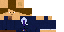 Minecraft skin texture, 64x32 legacy pixels