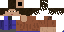 Minecraft skin texture, 64x32 legacy pixels