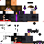 Minecraft skin texture, 64x64 pixels