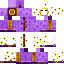 Minecraft skin texture, 64x64 pixels