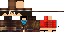 Minecraft skin texture, 64x32 legacy pixels