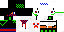 Minecraft skin texture, 64x32 legacy pixels