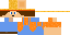 Minecraft skin texture, 64x32 legacy pixels