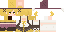 Minecraft skin texture, 64x32 legacy pixels