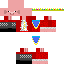 Minecraft skin texture, 64x64 pixels