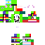 Minecraft skin texture, 64x64 pixels