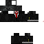 Minecraft skin texture, 64x64 pixels
