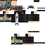 Minecraft skin texture, 64x64 pixels